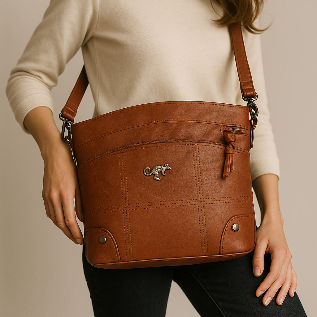 Alina™ | Sac à bandoulière en simili cuir confortable et élégant