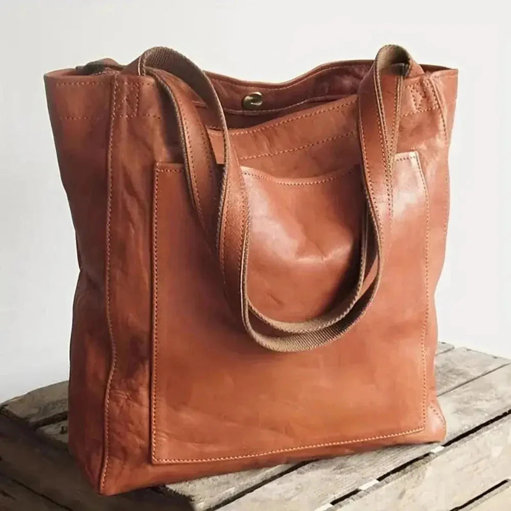Lorena™ | Élégance contemporaine Sac à main en cuir chic