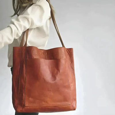 Lorena™ | Élégance contemporaine Sac à main en cuir chic