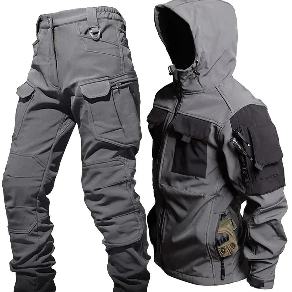 Paul™ | Ensemble imperméable avec capuche et multiples poches